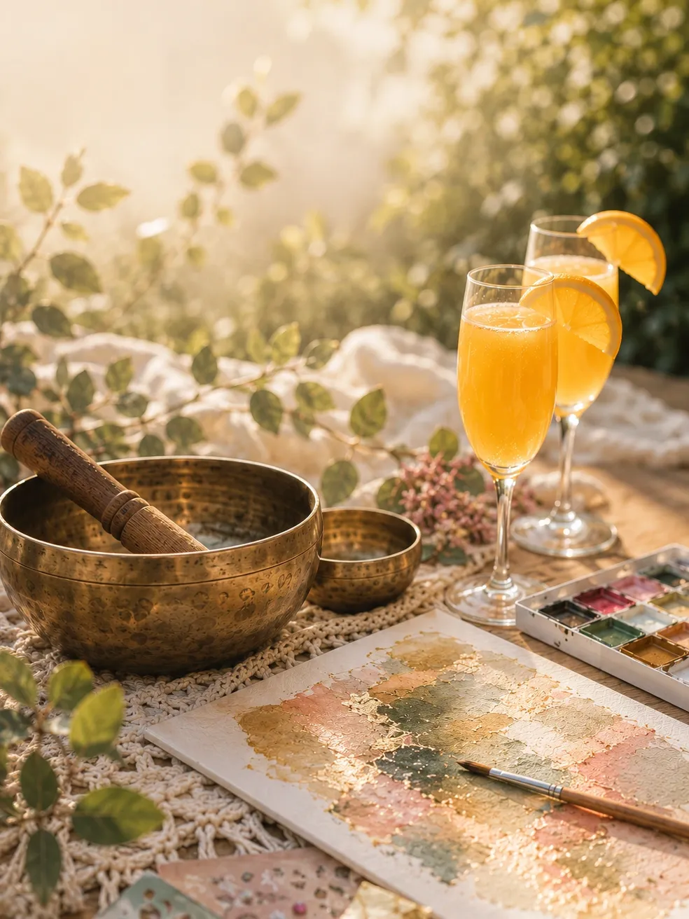 Sip, Sound and Create, cozy evening gathering